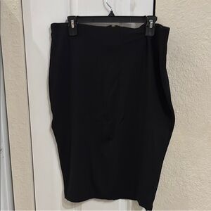 H&M Black High-Waist Pencil Skirt